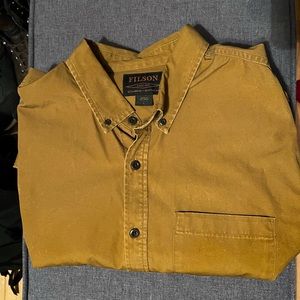 Filson Mens Long Sleeve Shirt size Med